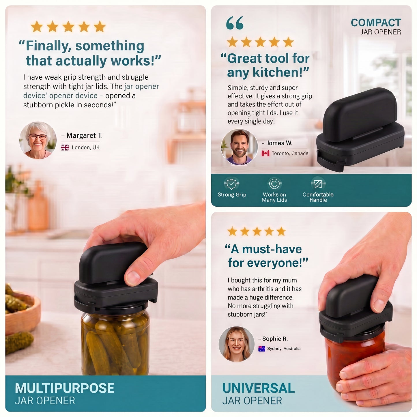 Pro Grip Lid Opener